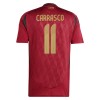 Camiseta de fútbol Bélgica Carrasco 11 Primera Equipación Euro 2024 - Hombre